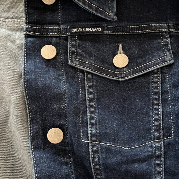 Calvin Klein Jean jacket  NWOT - Picture 3 of 3